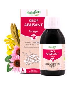 Sirop apaisant - Gorge BIO, 250 ml